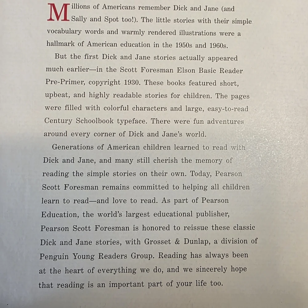 The World of Dick and Jane And Friends Book NWOT